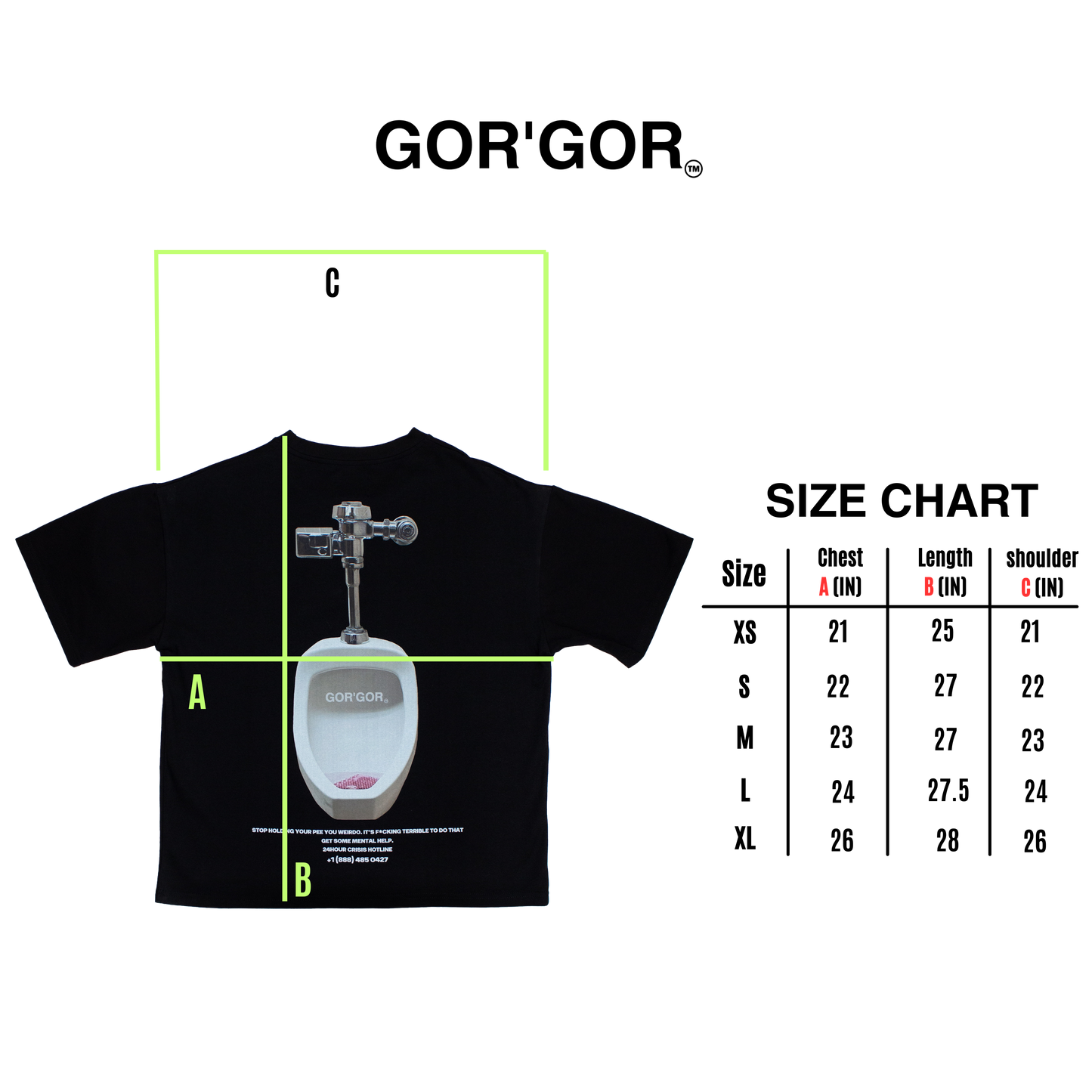 urinal tee